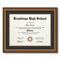 ArtToFrames 13x17 inch Diploma Frame - Framed with Black and Gold Mats, Comes with Regular Acrylic and Sawtooth Hanger for Wall Hanging (D-13x17)